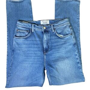 Revolve | Reformation Liza high waist straight jeans Lanai wash jeans size 28